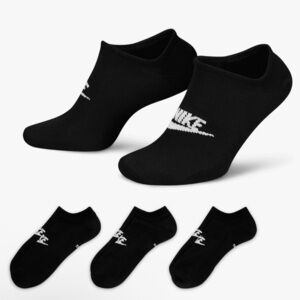Nike Men's Black Ankle Socks 3 pack everyday essential socks /size L